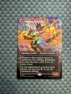 MTG Ashling, Rekindled #0290 Foil Borderless Rare Lorwyn Eclipsed (ECL) - Image 1