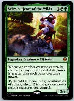 Selvala, Heart of the Wilds M Commander: Lorwyn Eclipsed 116 NM - Image 1