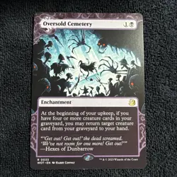 Oversold Cemetery Wilds of Eldraine: Enchanting Tales Regular - Image 1