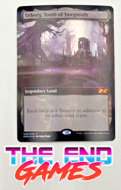 MTG Magic Urborg, Tomb of Yawgmoth Ultimate Masters Rare Extended Art Foil NM - Image 1