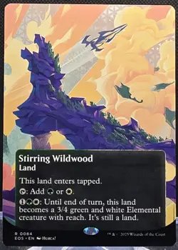 Stirring Wildwood #84 Edge of Eternities Borderless Regular Rare - Image 1