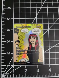 Unexpected Windfall 0029 MAR Borderless Foil MTG Spiderman NM/M - Image 1