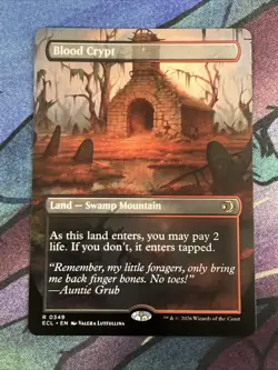 Blood Crypt (Borderless) MTG: Lorwyn Eclipsed - Image 1