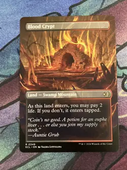 Blood Crypt (Borderless) MTG: Lorwyn Eclipsed - Image 2