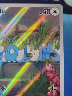 Pokemon TCG Swablu 213/182 Paradox Rift Full Art Illustration NM/M - Image 3
