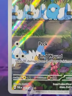 Pokemon TCG Swablu 213/182 Paradox Rift Full Art Illustration NM/M - Image 5