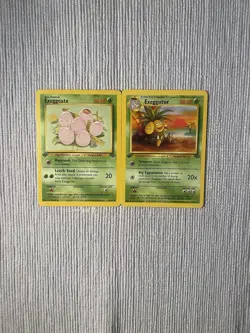 Pokemon TCG Exeggcute And Exeggutor 1st Edition Jungle Cards LP - Image 1