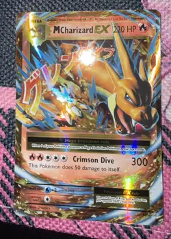 M Charizard EX 13/108 Pokemon TCG XY Evolutions Holo Rare NM - Image 1