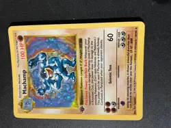 Pokemon TCG Machamp Base Set 8/102 Holo 1st Edition Holo Rare - Image 1