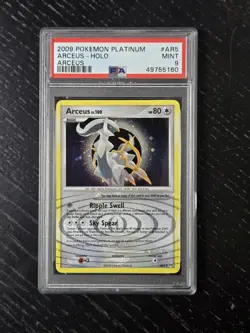 2009 POKEMON PLATINUM ARCEUS #AR5 ARCEUS-HOLO PSA 9 - Image 1