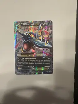Pokemon TCG Holo Ultra Rare Mega Sharpedo Xy200 Promo - Image 1