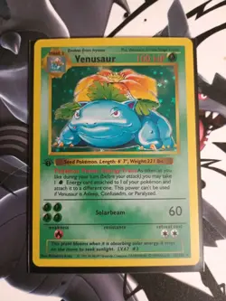 Pokemon 1999 Base Set Venusaur 1st Edition #15/102 - Image 1