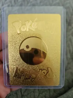 Mew EX Premium Gold Foil Fan Art Vinyl Textured Collector Pokemon - Image 2