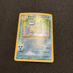 1999 Pokemon Base Set #2/102 Blastoise Holo MP - Image 1