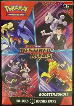 Two Sealed 2025 Pokemon TCG Scarlet & Violet Destined Rivals Booster Bundles! - Image 1
