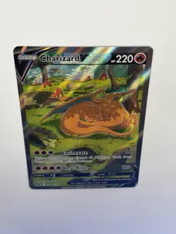 Pokemon TCG Charizard V Swsh260 Full Art Promo Ultra Rare Sword & Shield Holo NM - Image 5