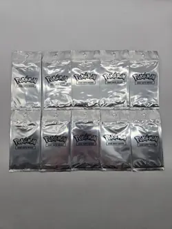Lot (10) Pokemon Indonesian KFC PROMO Packs Sealed Pikachu Charizard Mewtwo - Image 1