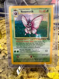 1999 Pokemon Jungle VENOMOTH Holo #13/64 Unlimited NM Vintage WOTC - Image 1