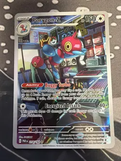 Pokemon TCG Porygon-Z Illustration Rare Paradox Rift #214/182 - Image 1