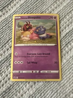 Galarian Slowpoke SWSH126 Swirl Pokemon Black Star Promo - Image 1