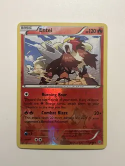 Pokemon TCG Entei Reverse Holo 14/98 - Image 1