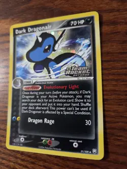 Dark Dragonair 31/109 - Team Rocket Returns - Pokemon TCG Reverse Holo Stamped - Image 2