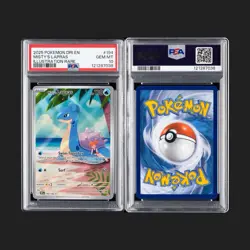 2025 Pokemon Misty's Lapras 194/182 Destined Rivals Holo IR PSA 10 - Image 3