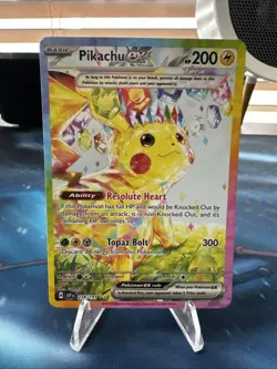 Pikachu EX SIR 238/191 Surging Sparks Near Mint Condition Pokemon Tcg - Image 1