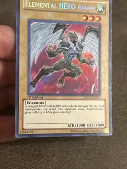 Elemental HERO Avian - LCGX-EN002 - Secret Rare - 1st Edition - VLP - Image 3