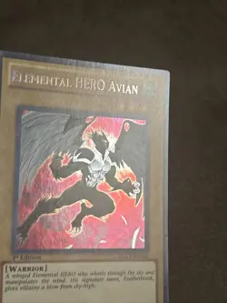 Elemental HERO Avian - LCGX-EN002 - Secret Rare - 1st Edition - VLP - Image 5