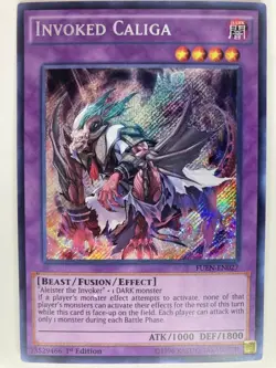 Invoked Caliga - FUEN-EN027 - Secret Rare - 1st Edition - Image 1