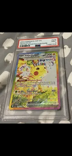 PSA 9 Pikachu EX 238/191 SIR Surging Sparks Pokemon TCG - Image 1