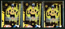 Lot (3) One Piece x BVB Borussia Dortmund Promo Monkey D Luffy ST13-003 Sealed - Image 1