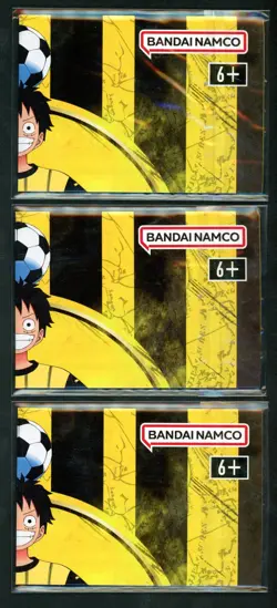 Lot (3) One Piece x BVB Borussia Dortmund Promo Monkey D Luffy ST13-003 Sealed - Image 2