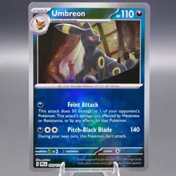 Umbreon (Master Ball Pattern) 059/131 Rare SV: Prismatic Evolutions Pokemon TCG - Image 1