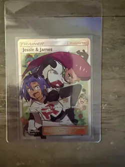 Pokemon TCG Jessie And James Full Art Trainer Card 68/68 Hidden Fates NM 002 - Image 1