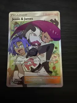 Pokemon TCG Jessie and James 68/68 Hidden Fates Full Art Trainer MT/NM Ungraded - Image 1
