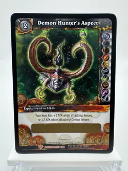 World of Warcraft TCG Demon Hunter’s Aspect Unused Loot Card (Toy) - Image 1