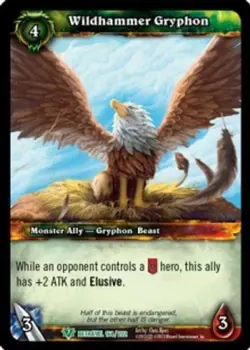 Wildhammer Gryphon - Betrayal of the Guardian - World of Warcraft TCG - Image 1