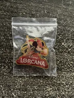 DISNEY LORCANA D23 EXPO PIN PINS OFFICIAL MICKEY MOUSE BRAVE LITTLE TAILOR ! - Image 1