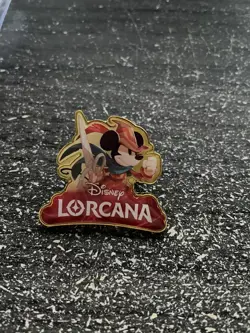 DISNEY LORCANA D23 EXPO PIN PINS OFFICIAL MICKEY MOUSE BRAVE LITTLE TAILOR ! - Image 2