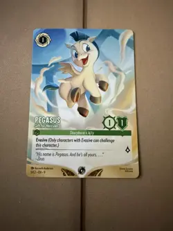 Pegasus - Gift For Hercules Non Foil Disney Lorcana Challenge DLC Promo 5/C2 NM - Image 1