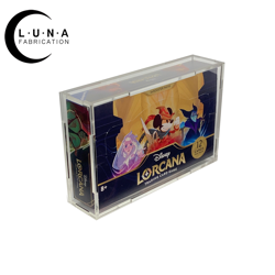 Acrylic Display Case for Disney Lorcana The First Chapter Booster Box - Image 1