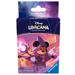 Disney Lorcana - Deck Protectors - MICKEY MOUSE [Wayward Sorcerer][65 Sleeves] - Image 1