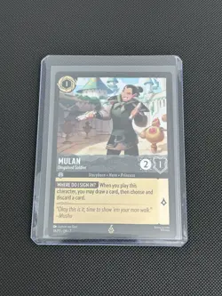 Disney Parks Card 2025 Lorcana Mulan Disguised Soldier TCG Promo 38/P3 EN 7 - Image 1