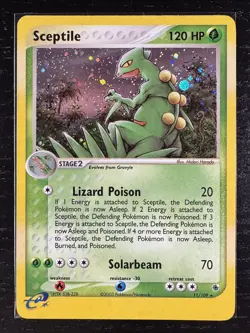 Pokemon TCG - Sceptile EX Ruby Sapphire 11/109 Holo 2003 Rare - Image 1