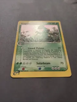 Pokemon TCG Sceptile 11/109 EX Ruby and Sapphire Rare Holo SWIRL - Image 3