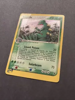 Pokemon TCG Sceptile 11/109 EX Ruby and Sapphire Rare Holo SWIRL - Image 4