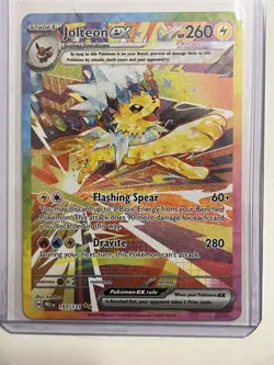 Jolteon ex 153/131 Special Illustration Rare SV Prismatic Evolutions Pokemon NM - Image 1
