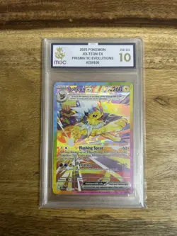 Jolteon ex Pokemon Prismatic Evolutions Special Illustration rare 153/131 MGC 10 - Image 1